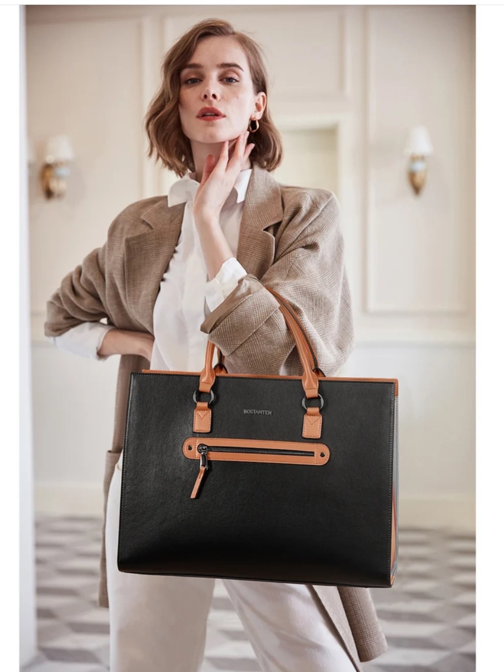 Bostanten Mizuki Luxury Briefcase For Women